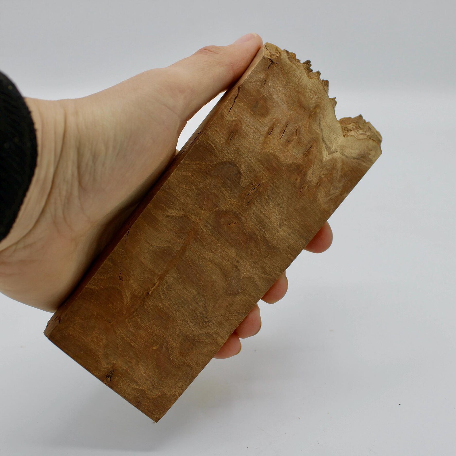Blocs de bois pour manche de couteaux, bois d'oeuvre pour couteliers Noyer et hêtre échauffé – Image 11