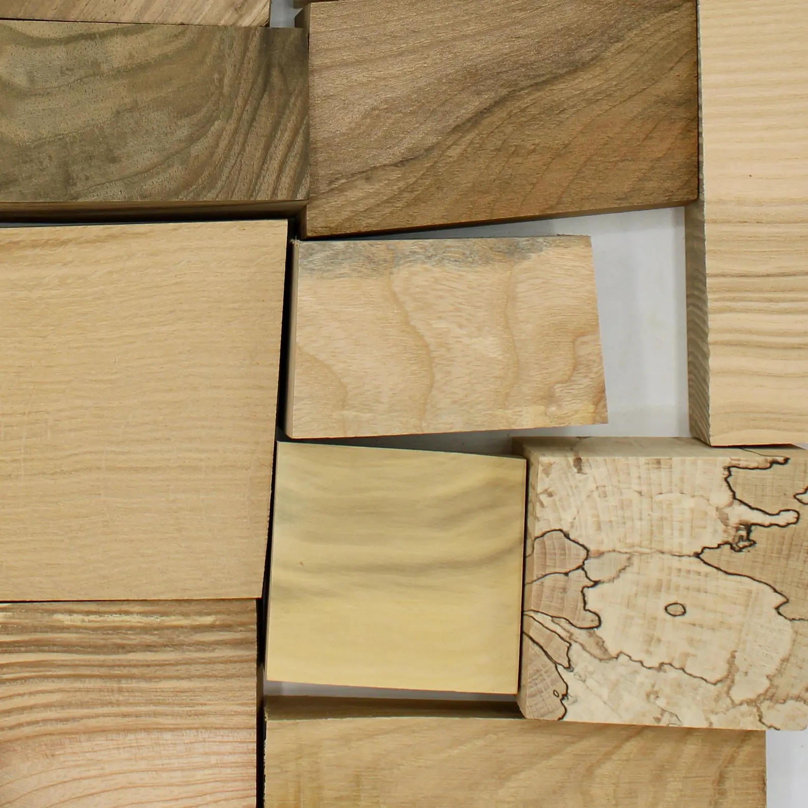 Cubes et rectangles de bois pour sculpture création petits objets pour fabrication Intarsia, marqueterie, couteaux, bijoux, sculpture, déco, – Image 5